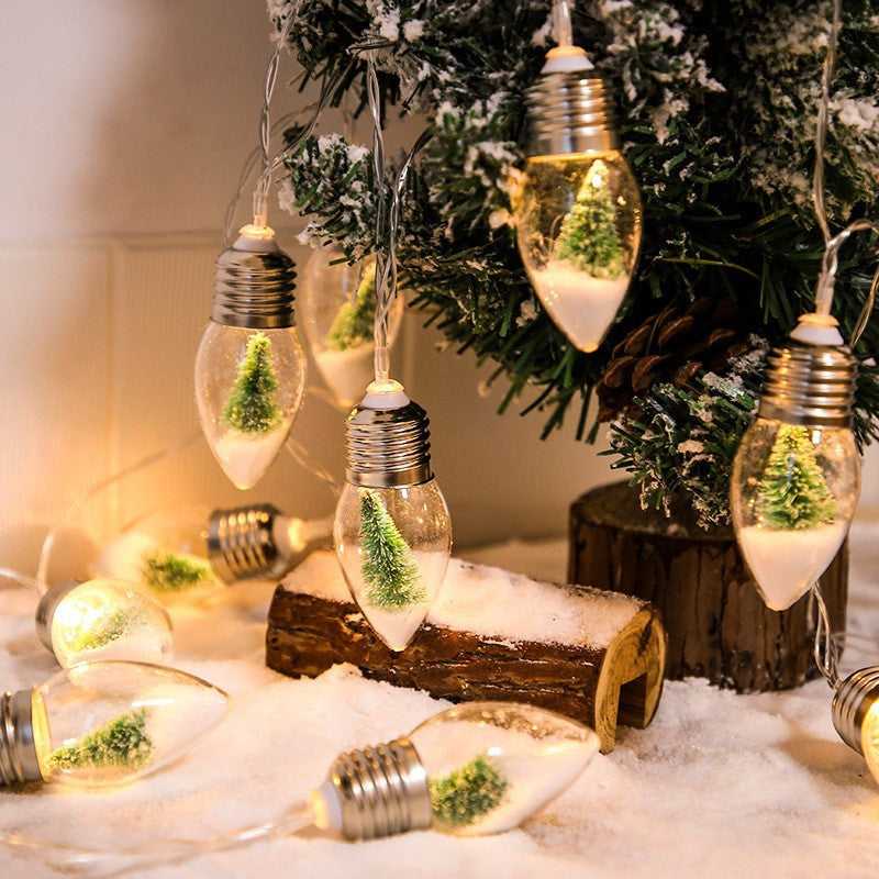 🎅Christmas LED Globe String Lights – Santa Edition Festive Home Décor✨