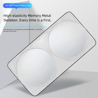 Foldable Windshield Sunshade – Mirror Cut-Out, UV Protection, 240T Reflective Material, Fits Cars, SUVs & Trucks