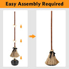 Floating Witch's Broom ✨🧹 – Haunted Dancing Halloween Prop