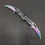 Batman-Style Dual Blade Folding Knife 🦇 – Outdoor Butterfly Bat Knife