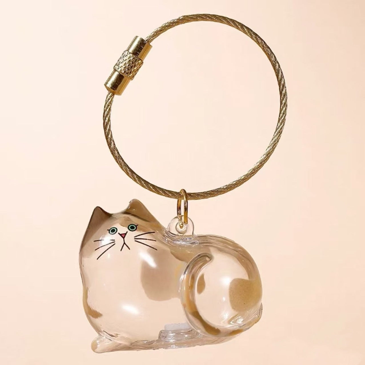Pet Hair Memory Capsule – Keepsake Keychain in Cat & Dog Shapes