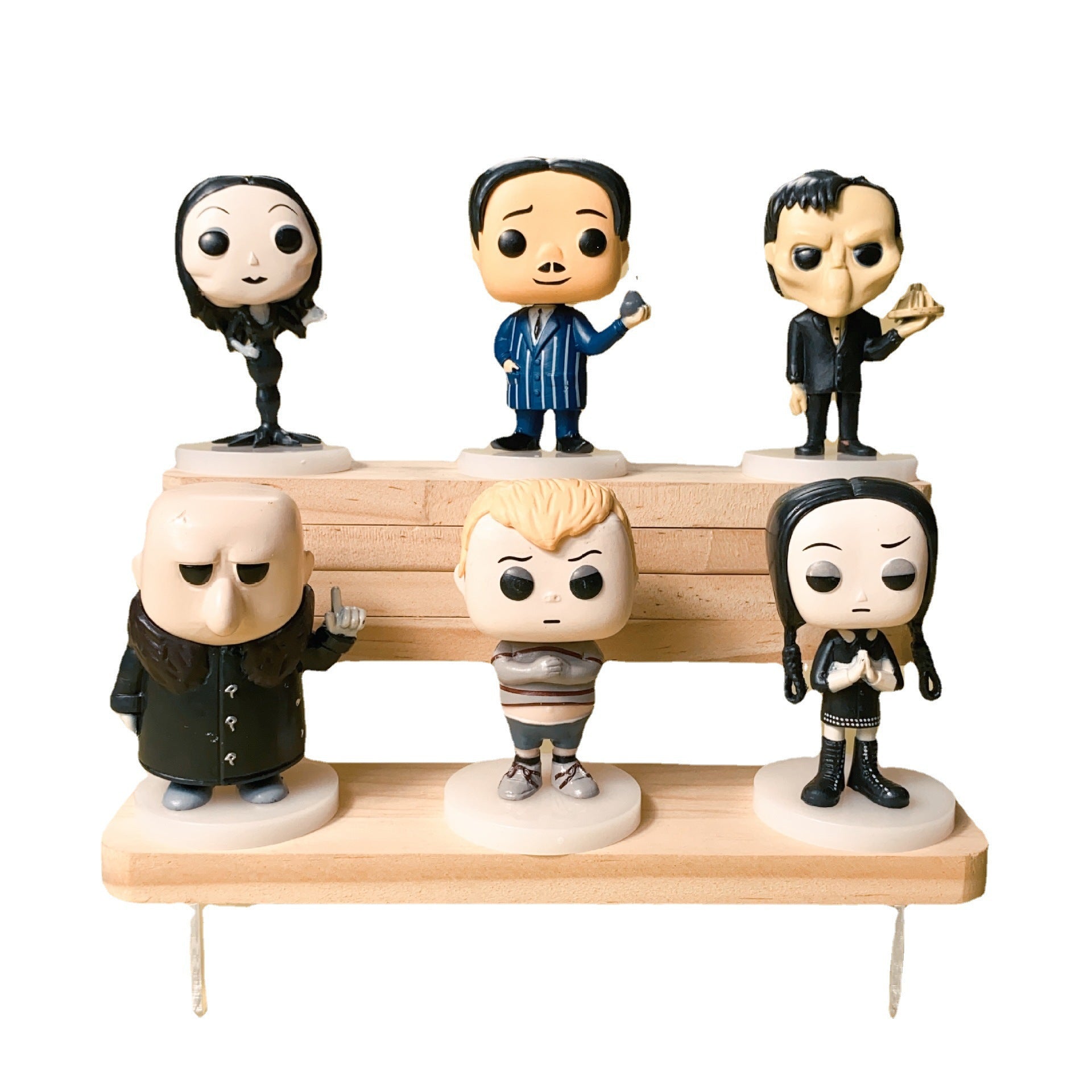 🕷️ Addams Family 6-Piece Handmade Clay Figure Set | 46% OFF, FREE SHIPPING