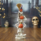 🎃 Stacked Smiling Pumpkins – Halloween Resin Decoration for Home & Yard