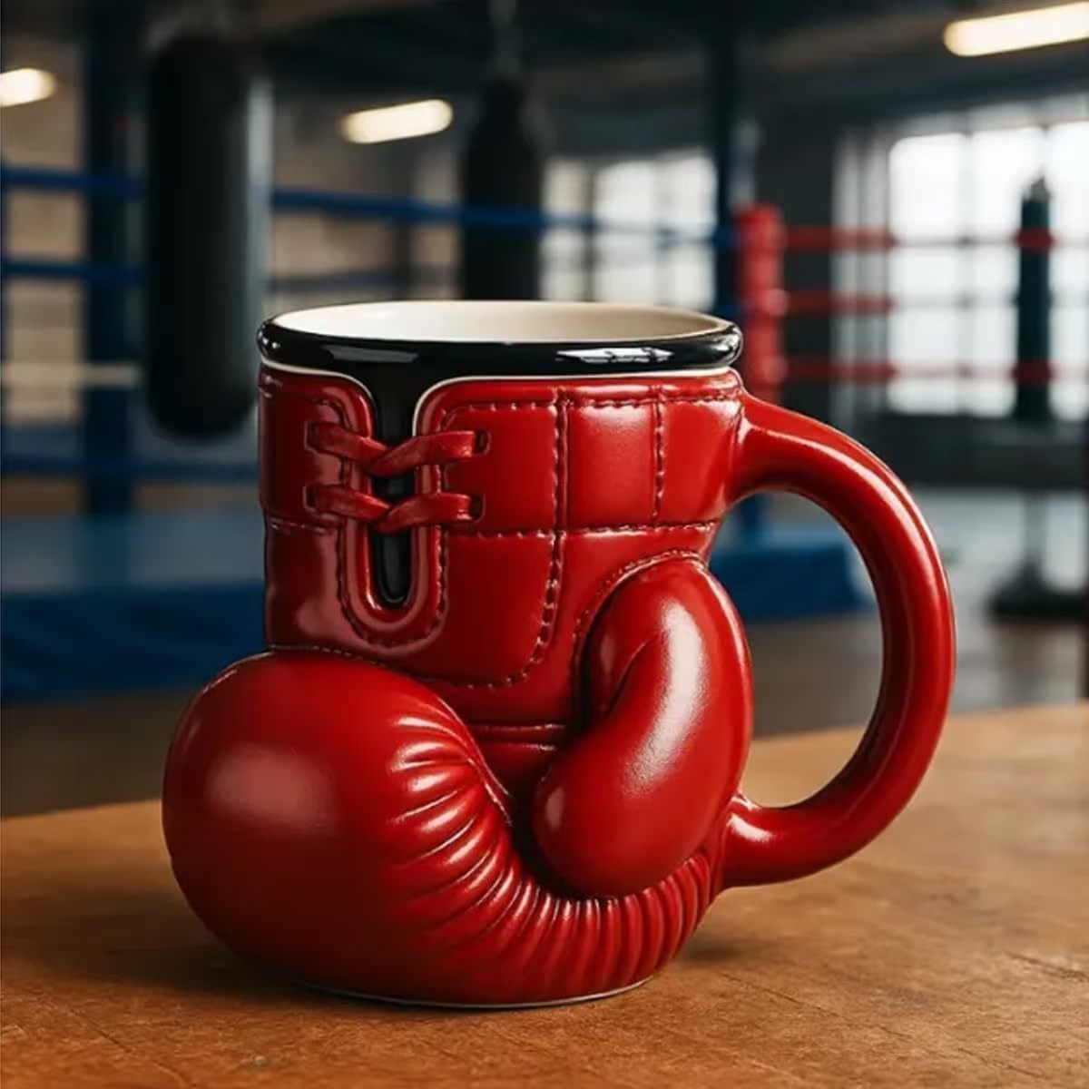 🥊 Knockout Coffee Mug – Funny Boxing Glove Stainless Steel Cup for Bold Sips!