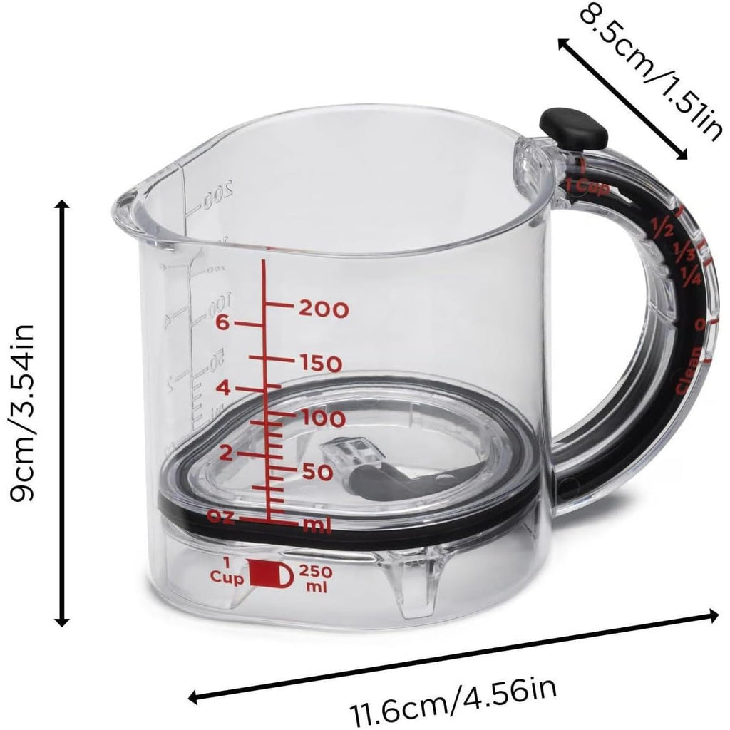 🍳 4-in-1 Adjustable Measuring Cup – Easy to Clean, Perfect for Cooking & Baking