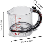 🍳 4-in-1 Adjustable Measuring Cup – Easy to Clean, Perfect for Cooking & Baking