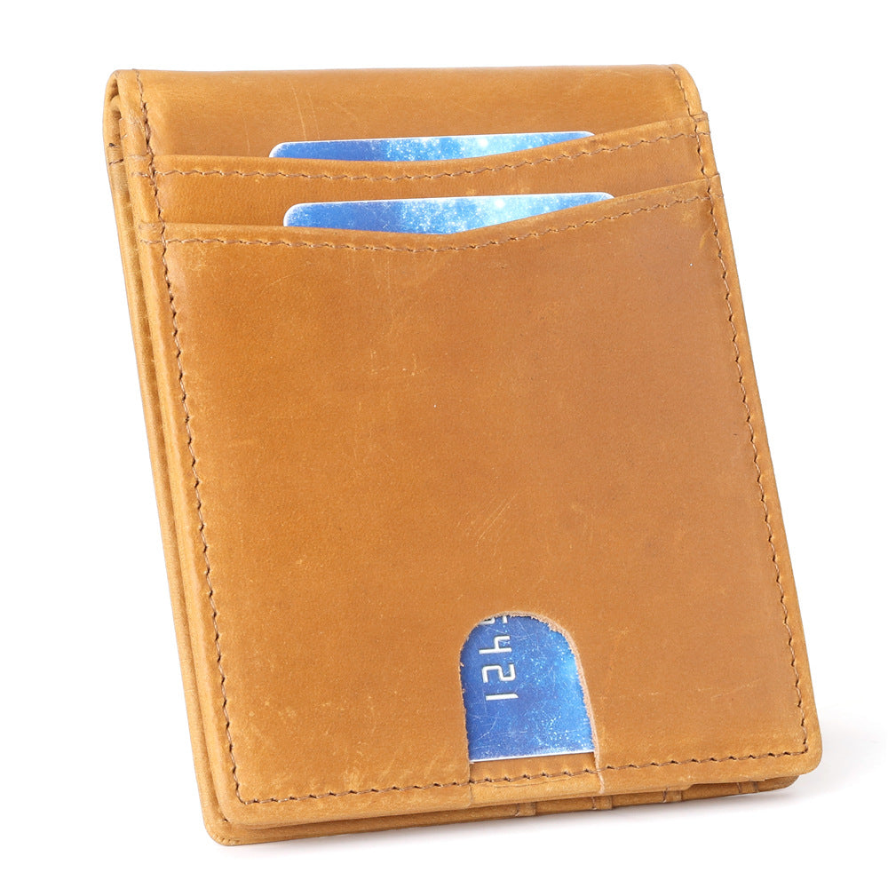 🎄 Genuine Leather Bifold Wallet – The Perfect Christmas Gift