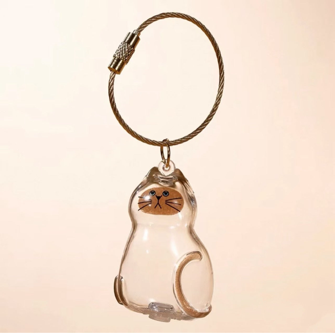 Pet Hair Memory Capsule – Keepsake Keychain in Cat & Dog Shapes