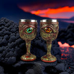 Dragon’s Fury Mug 🐉🔥 – Fantasy Resin Stainless Steel Coffee & Wine Goblet