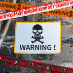 Halloween Decorations,Halloween Caution Tape,Halloween Tape Bundle Creepy Banner Party Decor | FREE SHIPPING
