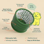 🐶 Large Slow Feeder Dog Bowl – Anti-Choke, Non-Slip, Spill-Proof Pet Bowl