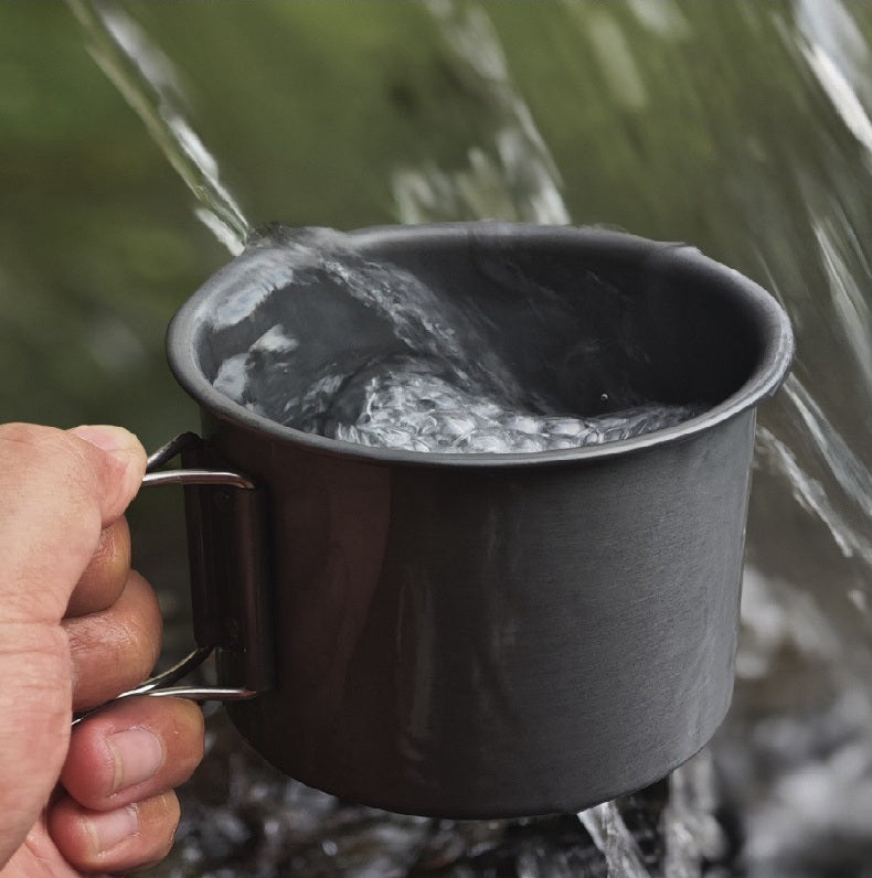 Outdoor Adventure Cup – Fire-Ready, Multi-Use Camping Mug with Anodized Aluminum