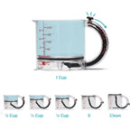 🍳 4-in-1 Adjustable Measuring Cup – Easy to Clean, Perfect for Cooking & Baking