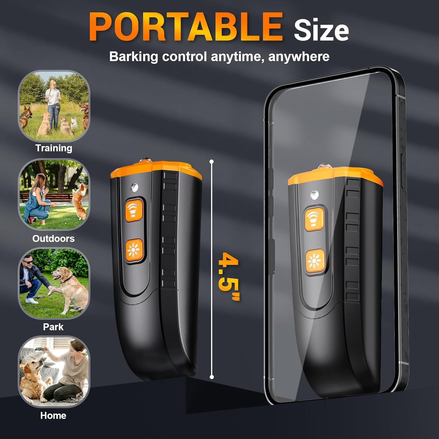 Handheld Ultrasonic Dog Trainer – Safe, Humane Bark Control Anywhere