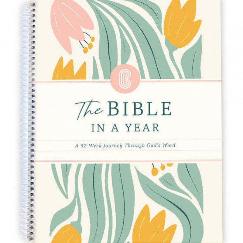 The Bible in a Year ✝️ – 52-Week Guided Study Workbook & Journal