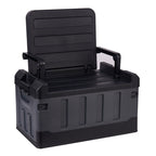 Camping Box With Folding Seat, Outdoor Car Fishing Bench