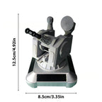 Vehicle-Mounted Solar-Powered Automatic Rotating Military Model | FREE SHIPPING