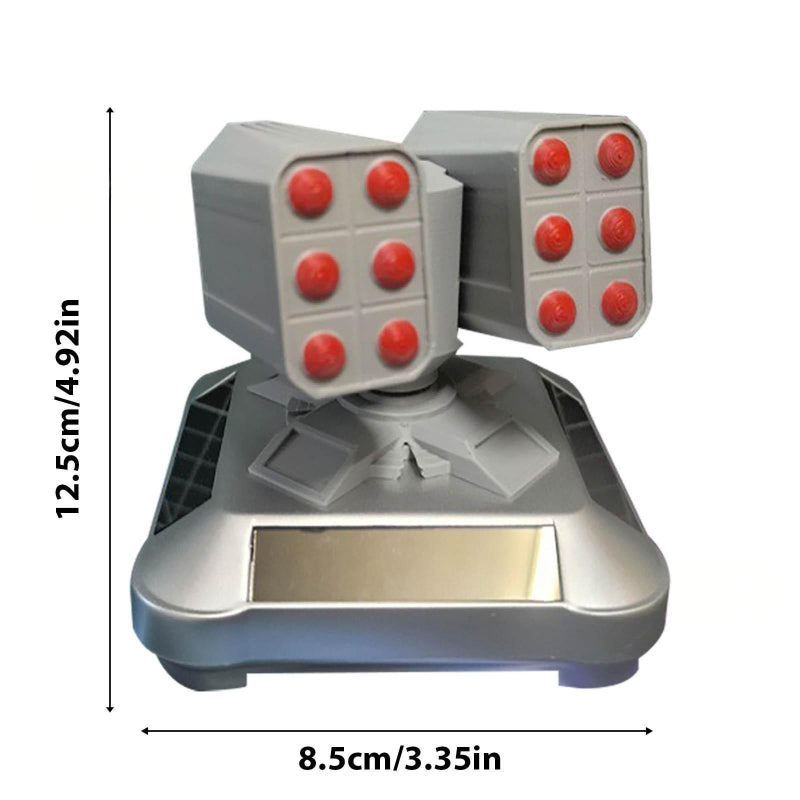 Vehicle-Mounted Solar-Powered Automatic Rotating Military Model | FREE SHIPPING