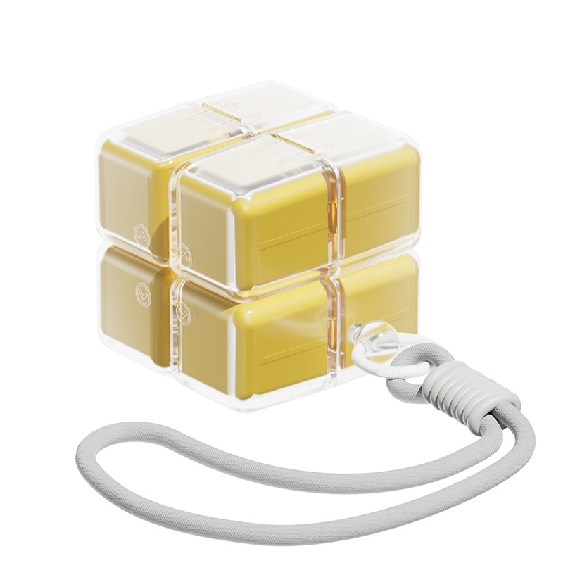 Magic Cube Pill Organizer with Lanyard Portable Medication Dispenser 7-Day Sealed Tablet Storage Box Medication Dispenser | FREE SHIPPING