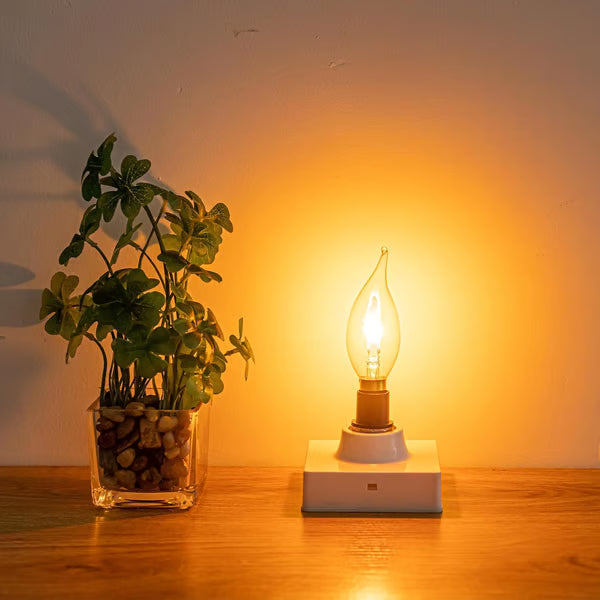 🔥Flame Effect LED Bulb – Flickering Firelight for Porch & Outdoor Décor🔥