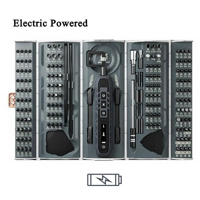 Electric Powered,Multi-Function Screwdriver Tool,180 in 1
