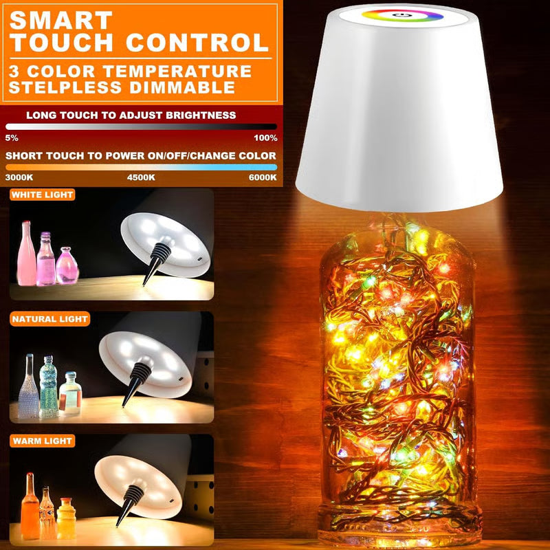 🔥49% OFF🔥 🍷 Wine Bottle Lights – Creative LED Night Lamp for Home & Gifts