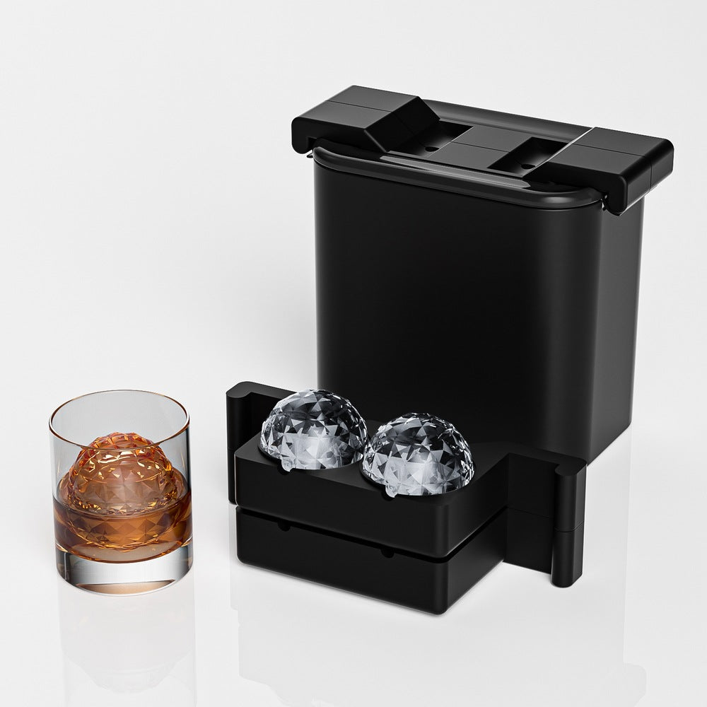 🥃 Premium Silicone 2-Ball Ice Mold – Crystal Clear, No Bubbles | 20%OFF, FREE SHIPPING