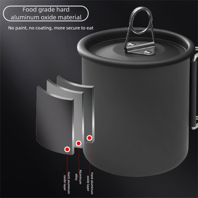 Outdoor Adventure Cup – Fire-Ready, Multi-Use Camping Mug with Anodized Aluminum