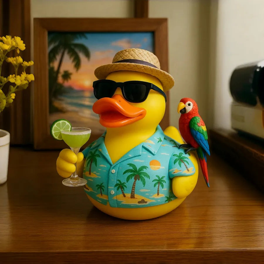 🍹Quackin’ in Paradise – Jimmy Buffett Memorial Duck | Free Shipping