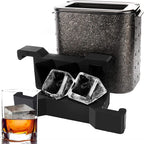 🥃 Premium Silicone 2-Ball Ice Mold – Crystal Clear, No Bubbles | 20%OFF, FREE SHIPPING