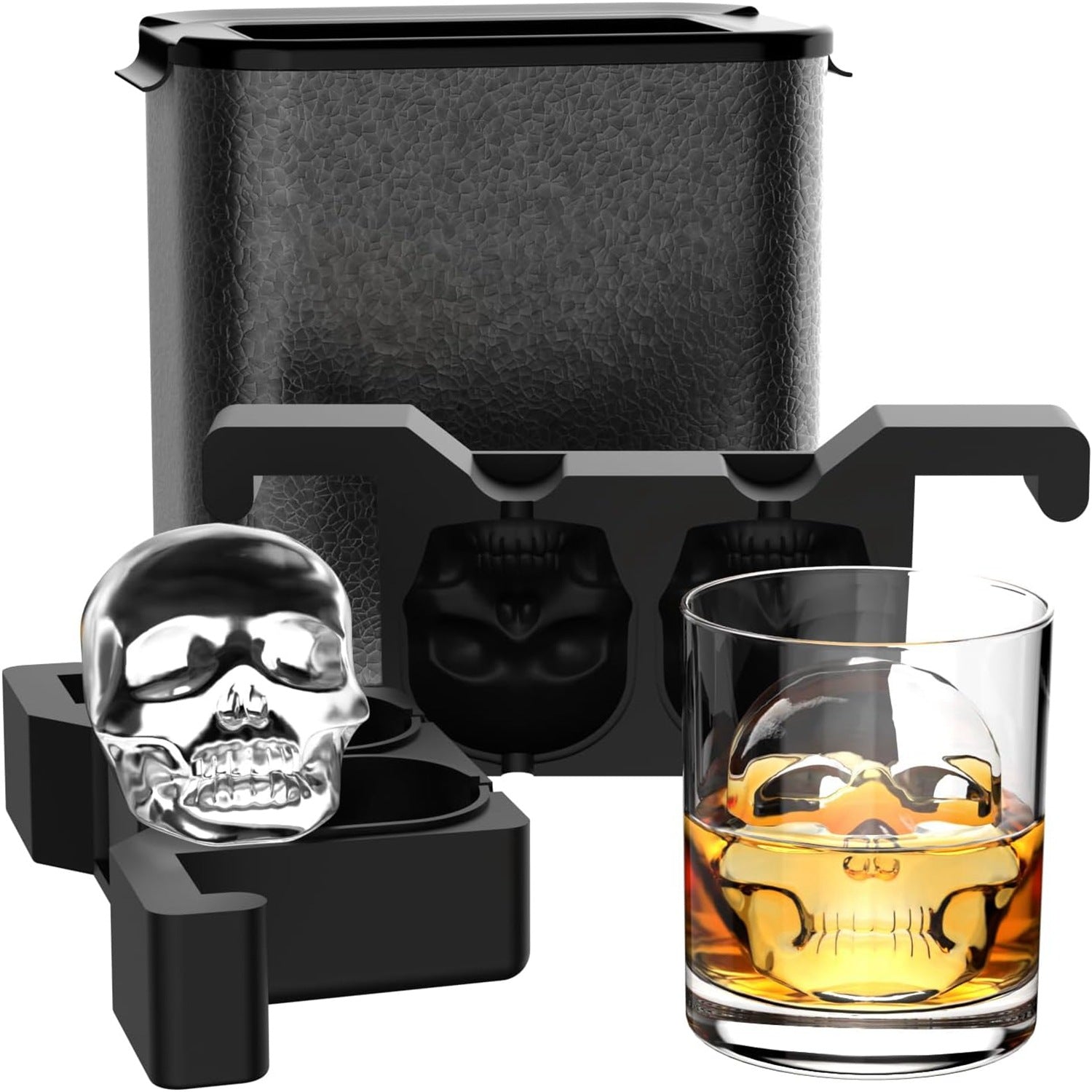🥃 Premium Silicone 2-Ball Ice Mold – Crystal Clear, No Bubbles | 20%OFF, FREE SHIPPING