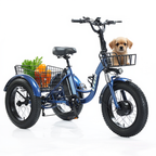 Electric bicycles and three wheeled electric bicycles are convenient shopping carts for grocery shopping, foldable for easy storage, and the preferred choice for long endurance and comfortable living | FREE SHIPPING