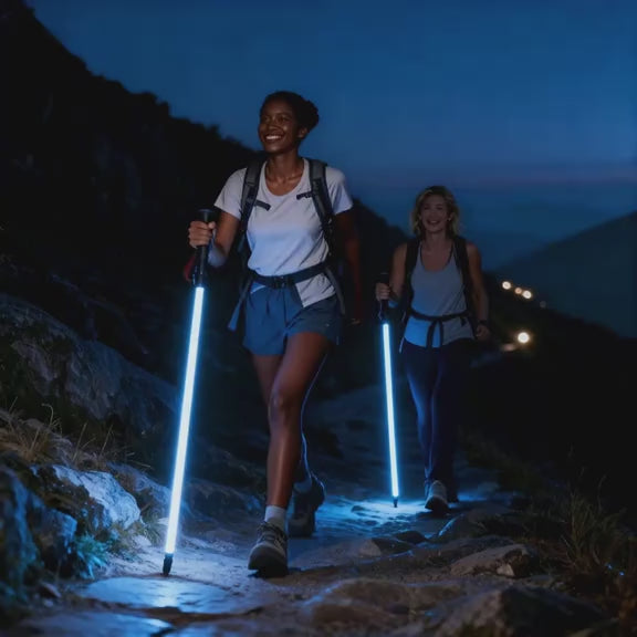 Light-Up Trekking Pole Professional Night Hiking Gear Hiking Gear for Outdoor Adventures | FREE SHIPPING