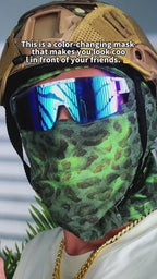 Autumn/Winter Cycling Thermal Face Mask Breathable Color-Changing Hood Ski Fleece-Lined Thickened Windproof Cold-Resistant Thermal Sensitive Face Cover | FREE SHIPPING