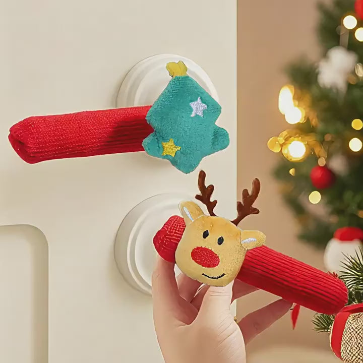 Christmas decorations, Santa Claus doorknobs gloves, Christmas tree decorations, room protectors, Christmas bells | FREE SHIPPING