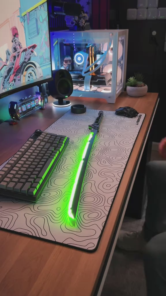 LED Sword Samurai Sword Cyberpunk Sword Katana！！！See the homepage for more details on this exciting event ！！！