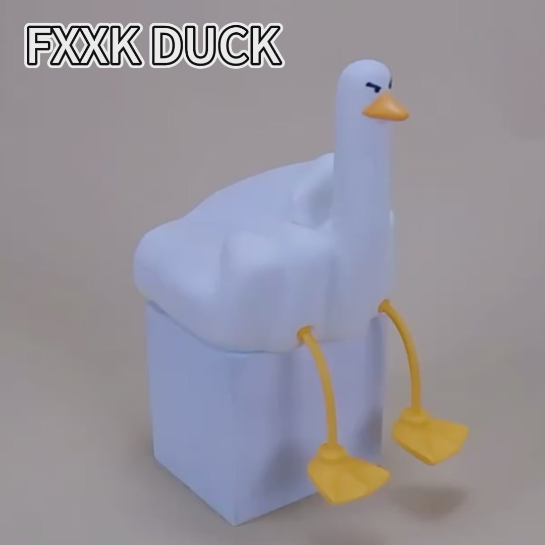 FXXK DUCK Creative Silicone Night Light USB Rechargeable Eye-Friendly Night Light | FREE SHIPPING