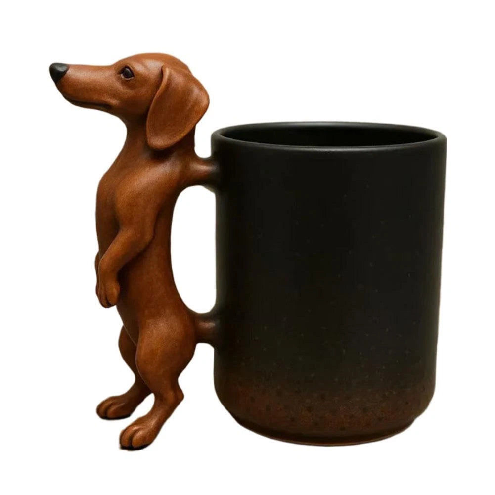 Dachshund Lover’s Mug 🐾☕ | Cute & Trendy Japanese-Style Cup
